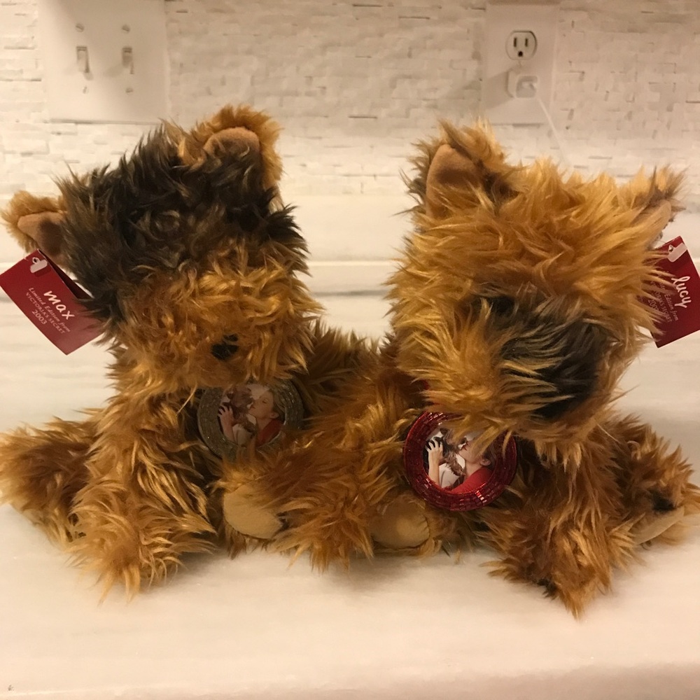 Victoria's Secret Limited Edition 2003  Yorkie Pups Max & Lucy Bundle